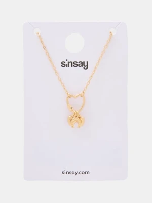 Sinsay - Naszyjnik z zawieszką - złoty