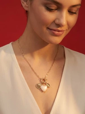 Sinsay - Naszyjnik z zawieszką - złoty