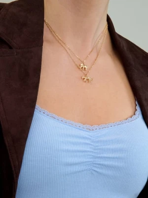 Sinsay - Naszyjnik z zawieszką - złoty