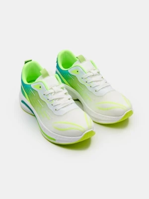 Sinsay - Neonowe sneakersy sportowe - wielobarwny