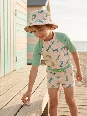 Sinsay - Niemowlęcy Zestaw Kąpielowy UPF50 z Czapeczką w krokodyle - wielobarwny