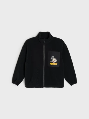 Sinsay - Ocieplana bluza loose Mickey Mouse - czarny