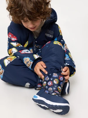Sinsay - Ocieplane śniegowce PAW Patrol z wełną i świecącą podeszwą - granatowy
