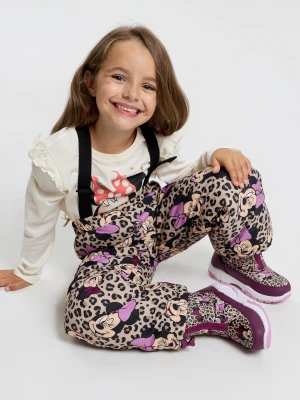 Sinsay - Ocieplane śniegowce w panterkę z wkładką z wełną Minnie Mouse - wielobarwny