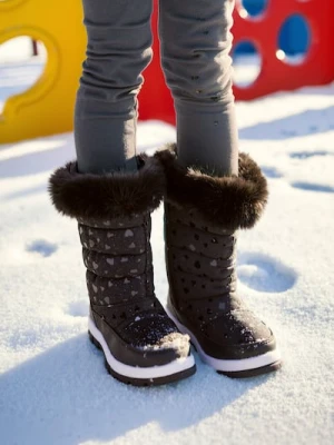 Sinsay - Ocieplane śniegowce w połyskujące serca - czarny