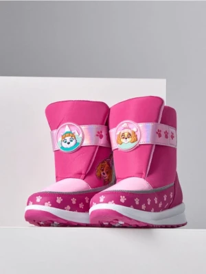 Sinsay - Ocieplane śniegowce zapinane na rzep z wełnianą wyściółką PAW Patrol - różowy