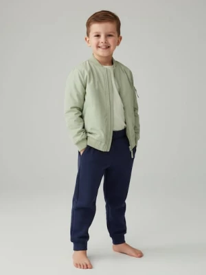 Sinsay - Ocieplane spodnie jogger - mid blue