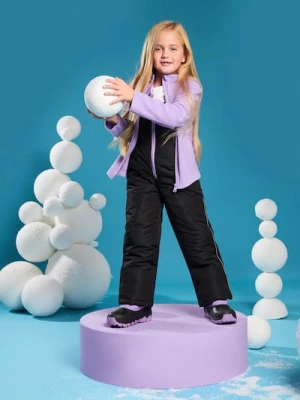 Sinsay - Ocieplane spodnie na szelkach - czarny