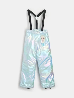 Sinsay - Ocieplane spodnie zimowe Frozen - błękitny