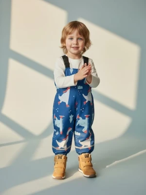 Sinsay - Ocieplane spodnie zimowe z regulacją w pasie - wielobarwny