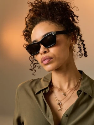 Sinsay - Okulary przeciwsłoneczne - czarny