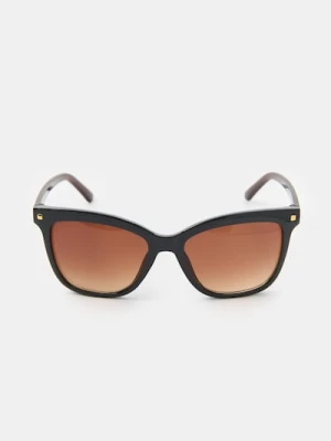 Sinsay - Okulary przeciwsłoneczne kocie oczy - wielobarwny