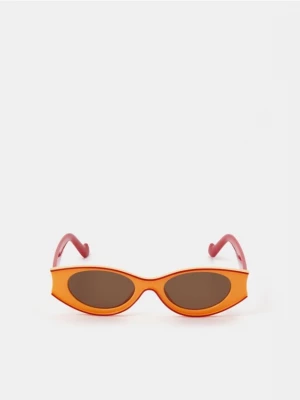 Sinsay - Okulary przeciwsłoneczne - pomarańczowy