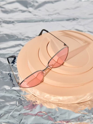 Sinsay - Okulary przeciwsłoneczne - różowy