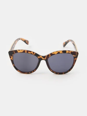 Sinsay - Okulary przeciwsłoneczne w panterkę - wielobarwny