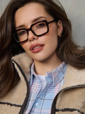 Sinsay - Okulary zerówki z ozdobnymi oprawkami - wielobarwny