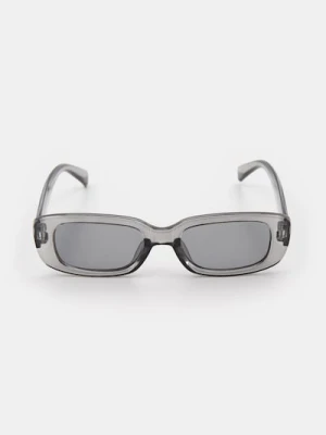 Sinsay - Owalne okulary przeciwsłoneczne - szary