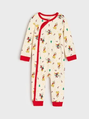 Sinsay - Pajacyk Mickey Mouse - kremowy