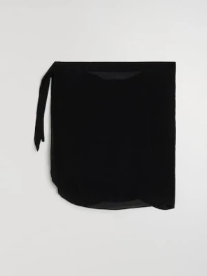 Sinsay - Pareo ze strukturalnej tkaniny - czarny