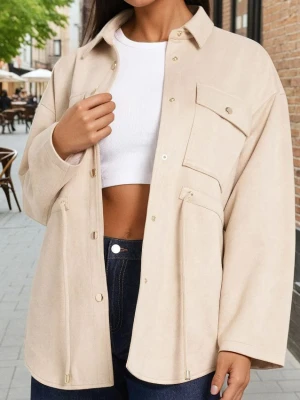 Sinsay - Parka - kremowy