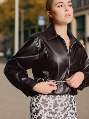 Zdjęcie produktu Sinsay - Pasek łańcuszkowy z zawieszkami w kształcie serca - srebrny