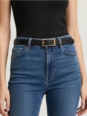 Sinsay - Pasek regulowany ze złotą klamrą 2 pack - wielobarwny