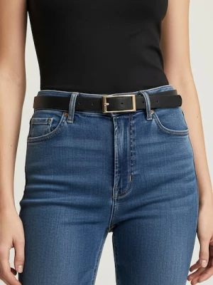 Sinsay - Pasek regulowany ze złotą klamrą 2 pack - wielobarwny