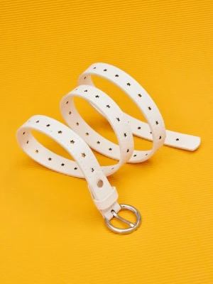 Sinsay - Pasek z klamrą - biały