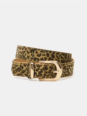 Sinsay - Pasek ze złotą klamrą - wielobarwny