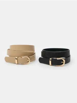 Sinsay - Paski 2 pack - wielobarwny