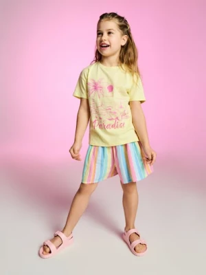 Sinsay - Piankowe sandały z regulowaną klamrą - pomarańczowy