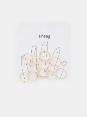 Sinsay - Pierścionki 12 pack - srebrny