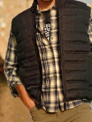 Zdjęcie produktu Sinsay - Pikowana kamizelka ze stójką - czarny