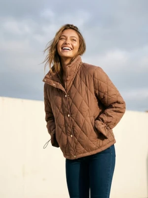 Sinsay - Pikowana kurtka - brązowy