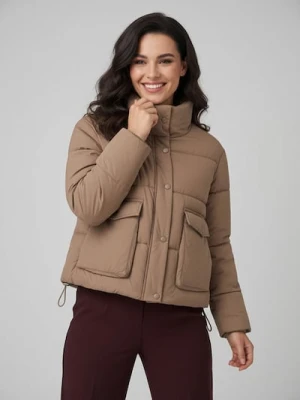 Sinsay - Pikowana kurtka puffer - beżowy