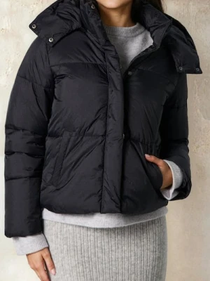 Sinsay - Pikowana kurtka puffer - czarny