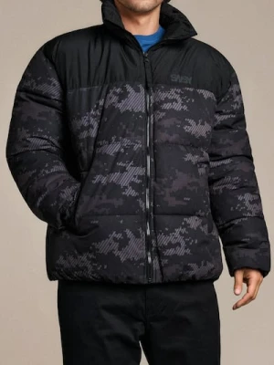 Sinsay - Pikowana kurtka puffer - czarny