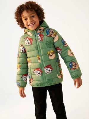 Sinsay - Pikowana kurtka z kapturem PAW Patrol - zielony