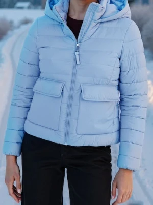 Sinsay - Pikowana kurtka z ociepleniem - niebieski