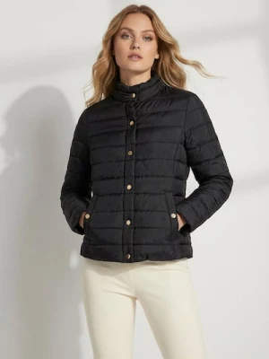 Sinsay - Pikowana kurtka ze stójką - czarny