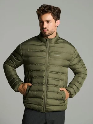 Sinsay - Pikowana kurtka ze stójką - zielony