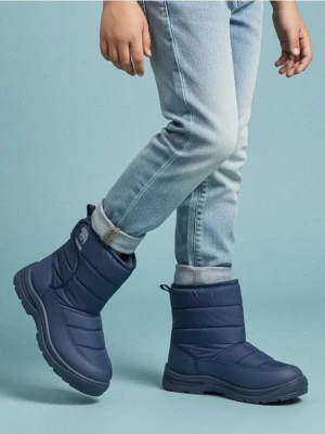 Sinsay - Pikowane śniegowce - granatowy