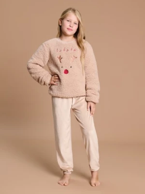 Sinsay - Piżama dwuczęściowa - beżowy