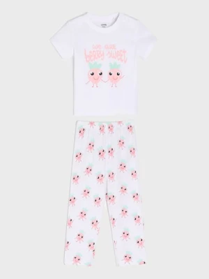 Sinsay - Piżama dwuczęściowa - biały