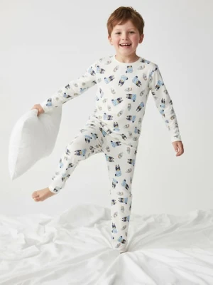 Sinsay - Piżama dwuczęściowa Bluey - biały