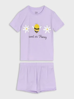 Sinsay - Piżama dwuczęściowa - fioletowy