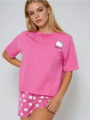 Sinsay - Piżama dwuczęściowa Hello Kitty - różowy