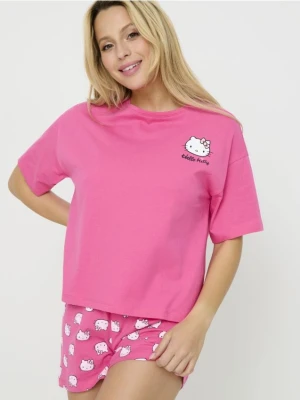 Sinsay - Piżama dwuczęściowa Hello Kitty - różowy