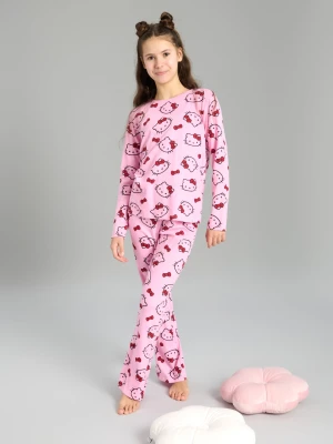 Sinsay - Piżama dwuczęściowa Hello Kitty - różowy