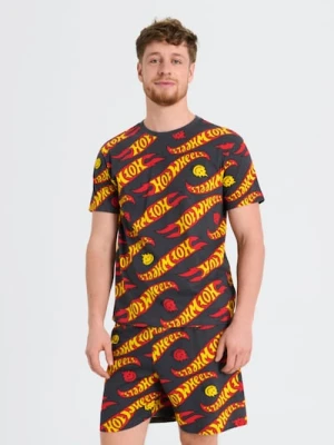 Sinsay - Piżama dwuczęściowa Hot Wheels - szary